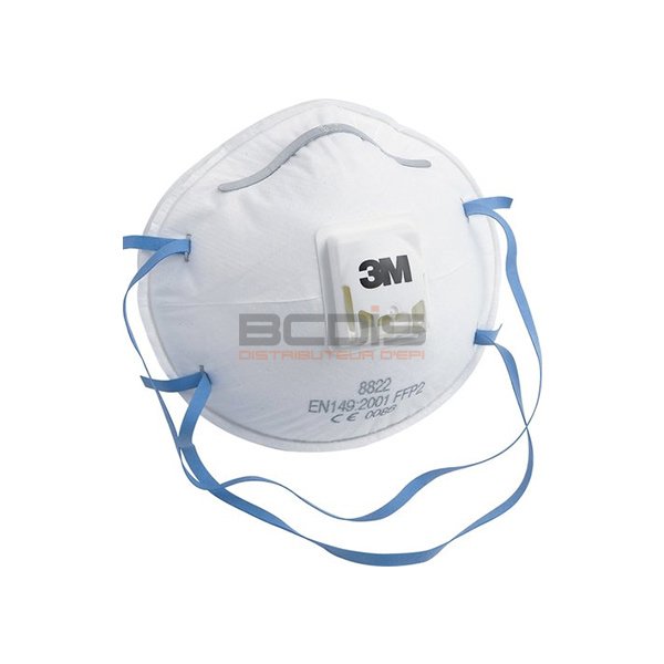 Masque protection 8822 FFP2 avec soupape 3/PK