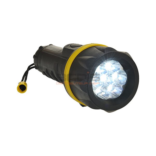 Torche caoutchouc 7 LED PA60