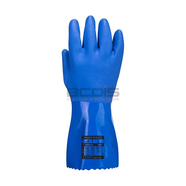 Gant marine chimie PVC Ultra bleu A881