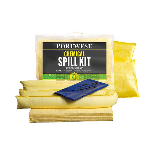 Kit absorbant 50 litres produit chimique SM91