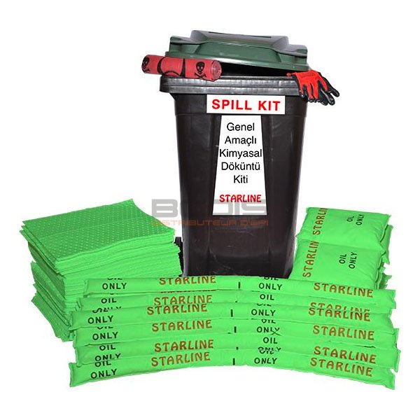 Kit absorbant chimique 120L