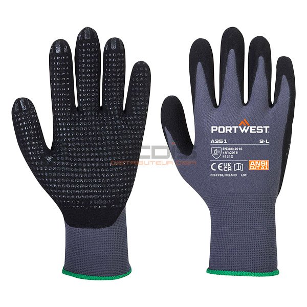 Gant nitrile A351 DermiFlex Plus