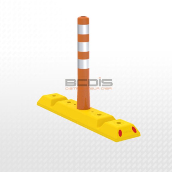 Séparateur de voie avec délinéateur 45 & 75cm