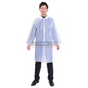 Blouse à usage court en polyéthylène