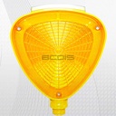 Lampes LED solaires clignotant/ jaune ZT404Y