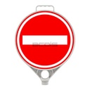 Panneau de signalisation réfléchissant PPC 280 mm sens interdit ZT542