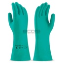 Gant nitrile vert protection chimique
